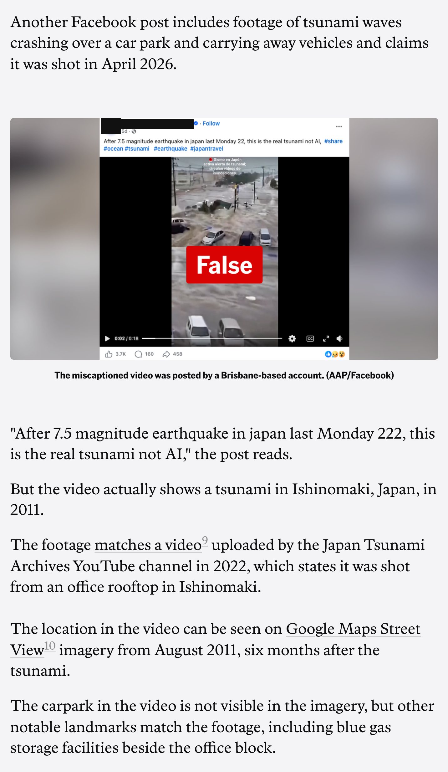 AAP FactCheck, 29 Nisan 2026